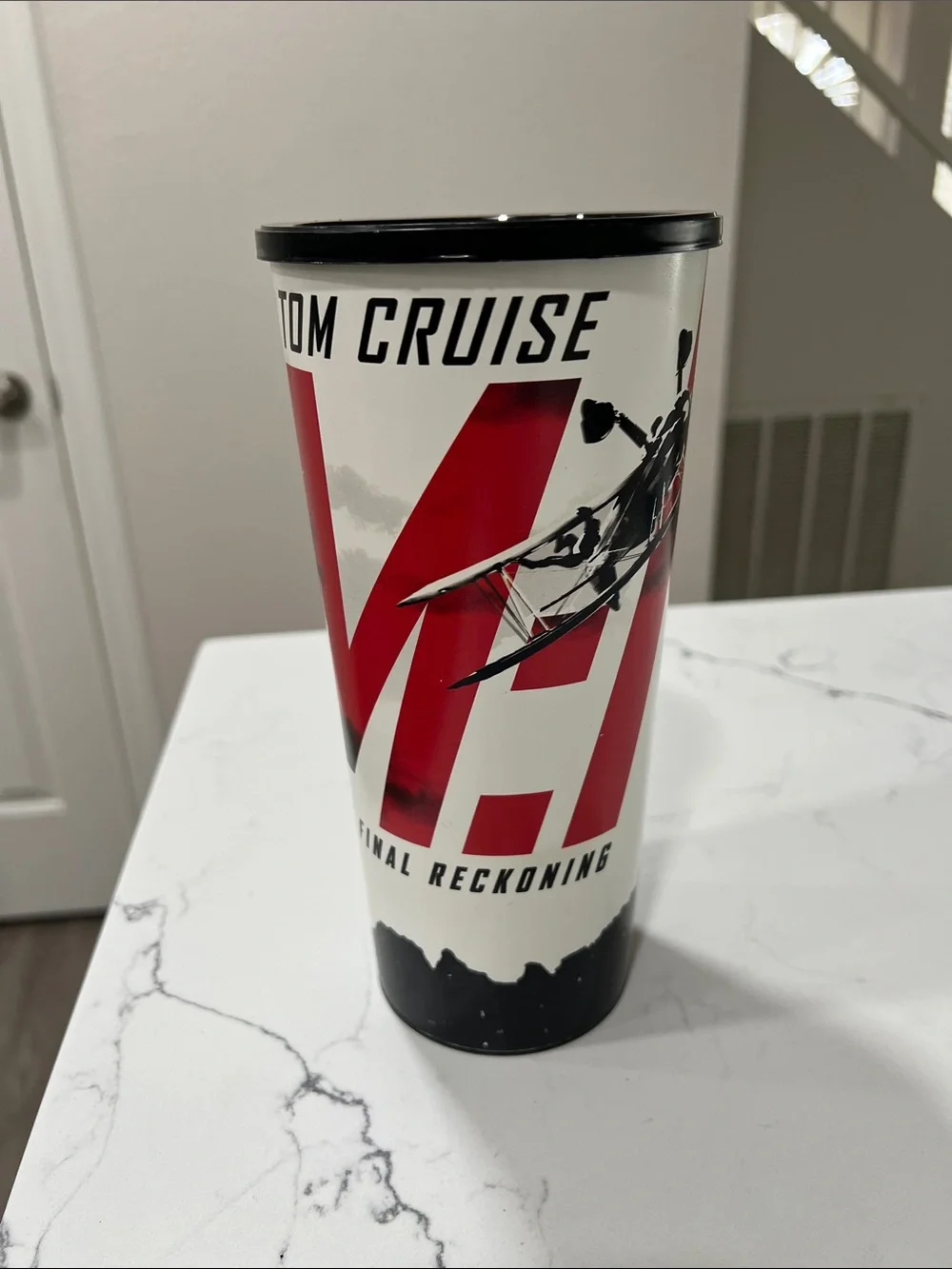 Tom Cruise M:I The Final Reckoning Red & White Collectible Canister
